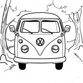 Volkswagen Van Klassisk Fargeleggingsark 56741-47150