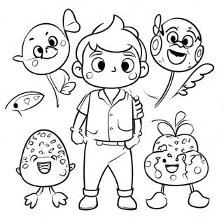 Sjarmerende Kevin Henkes Karakterer Fargeleggingsark 57093-47500