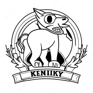 University Of Kentucky Logo Fargeleggingsark 57273-47630