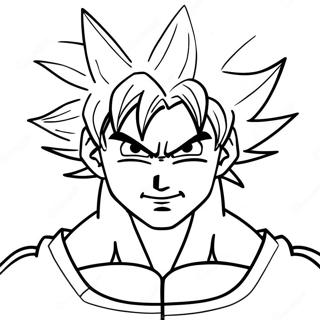 Goku I Super Saiyan Form Fargeleggingsark 57785-48033