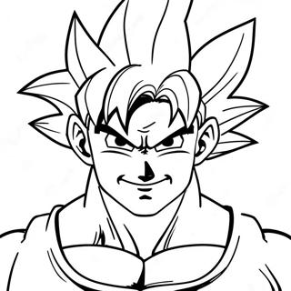 Goku I Super Saiyan Form Fargeleggingsark 57785-48035