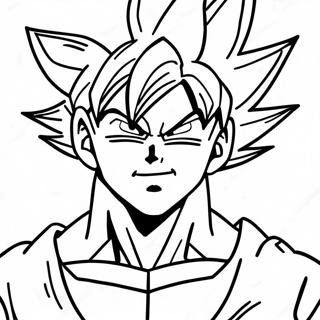 Goku I Super Saiyan Form Fargeleggingsark 57785-48036