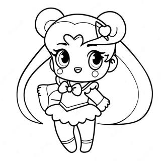 Chibi Sailor Moon Fargeleggingsark