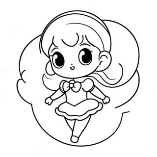 Chibi Sailor Mercury I Aksjon Fargeleggingsark 57915-48141