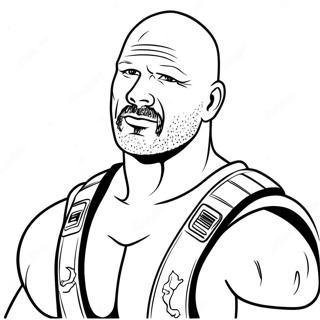 Stone Cold Steve Austin Fargeleggingsark