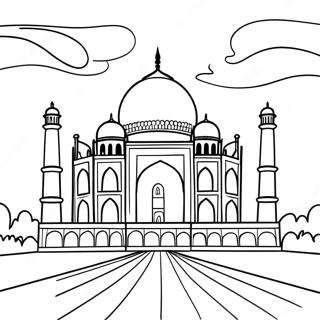 Taj Mahal Fargeleggingsark 58174-48360