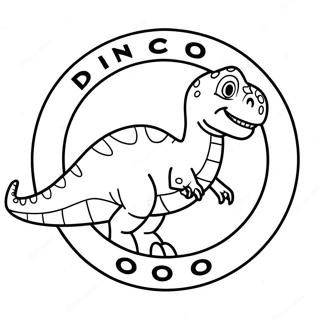 Dinoco Logo Fargeleggingsark 59005-49002