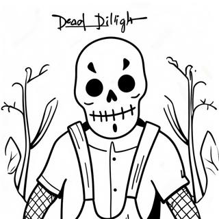 Dead By Daylight Logo Fargeleggingsark 59546-49424