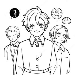 The Promised Neverland Fargeleggingsark 59626-49490