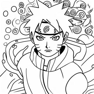 Pain Naruto Med Rinnegan Fargeleggingsark 59667-49525