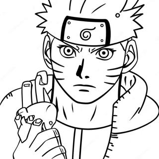 Pain Naruto Med Rinnegan Fargeleggingsark 59667-49526