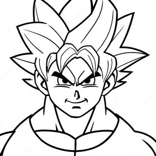 Goku I Super Saiyan Form Fargeleggingsark 59867-49679