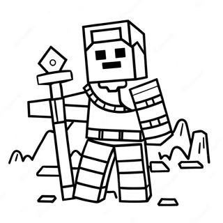 Minecraft Warden Fargeleggingsark