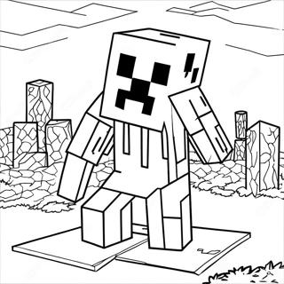 Minecraft Ghast Fargeleggingsark 60486-50178