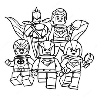 Lego Justice League Fargeleggingsark 60716-50362