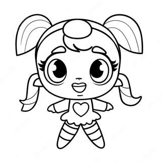 Hoy Powerpuff Jente Med Fargerik Bakgrunn Fargeleggingsark 61367-50880