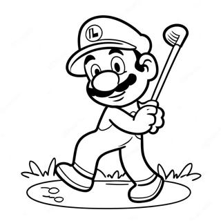 Mario Golf Fargeleggingsark