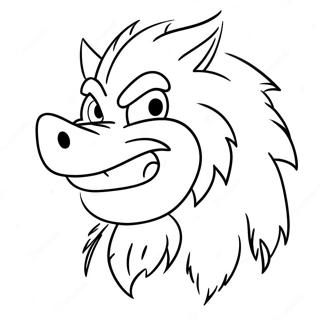 Werehog Fargeleggingsark 61476-50964