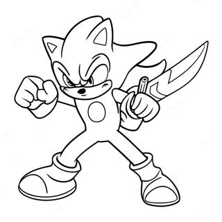 Excalibur Sonic I Aksjon Fargeleggingsark 61717-51157