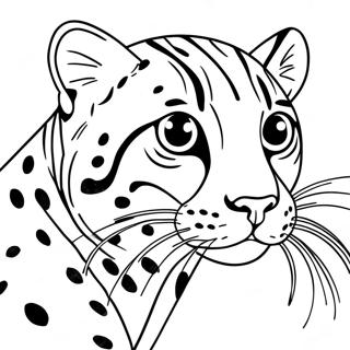 Ocelot Fargeleggingsark