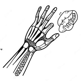 Rontgen Arm Og Hand Fargeleggingsark 61877-51289