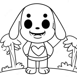 Undertale Fargeleggingsark 6254-4996