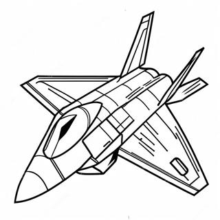 F22 Jagerfly Fargeleggingsark 62798-51998