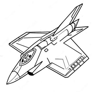 F22 Jagerfly Fargeleggingsark 62798-51999