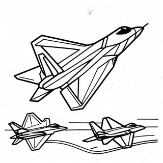 F22 Jagerfly Fargeleggingsark 62798-52000