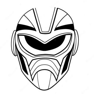 Power Ranger Maske Fargeleggingsark 63449-52498