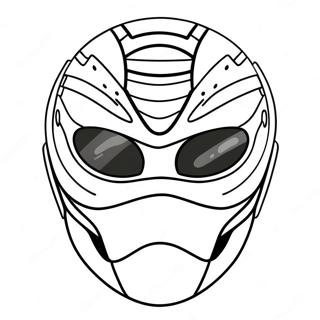 Power Ranger Maske Fargeleggingsark 63449-52500