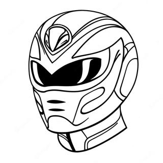 Fargerik Power Ranger Maske Fargeleggingsark 63450-52509