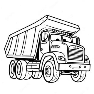 Dump Truck I Aksjon Fargeleggingsark 64421-53267