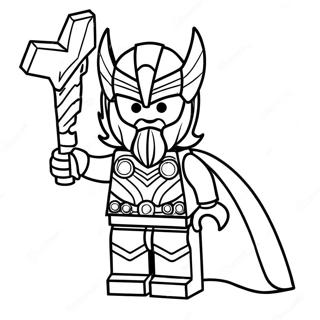 Lego Thor Fargeleggingsark