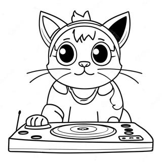 Dj Catnip Fargeleggingsark 64720-53502