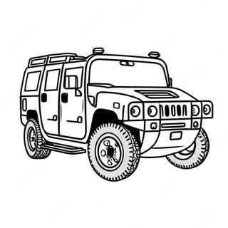 Hummer Fargeleggingsark 65230-53911