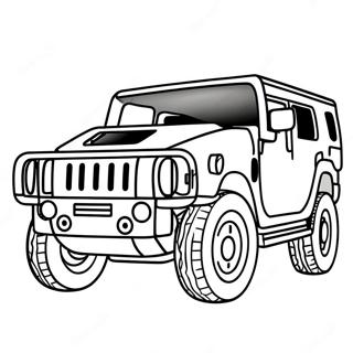 Hummer Fargeleggingsark 65230-53912