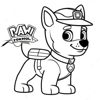 Tracker Paw Patrol Fargeleggingsark 65370-54018