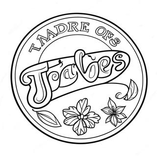 Trader Joes Logo Fargeleggingsark 65410-54056