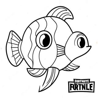 Fortnite Fiskete Karakter Fargeleggingsark 65430-54078