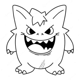 Gengar Fargeleggingsark 6554-5332