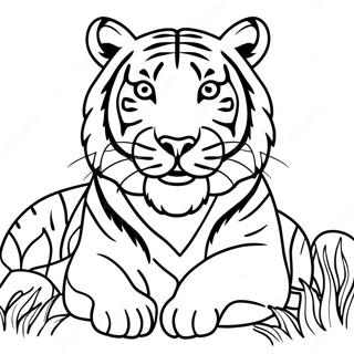 Bengal Tiger Fargeleggingsark 65790-54348