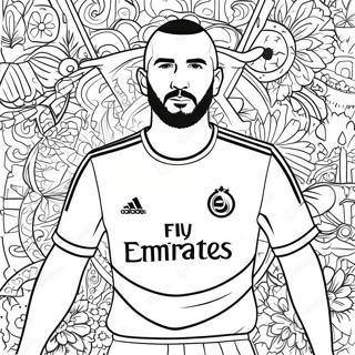 Benzema Fargeleggingsark 66010-54526