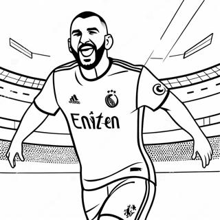 Benzema Fargeleggingsark