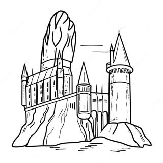 Hogwarts Slott Fargeleggingsark 66091-54587