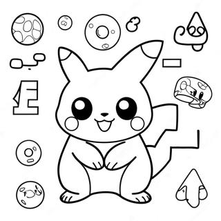 Pokemon Matematikk Fargeleggingsark 66180-54666