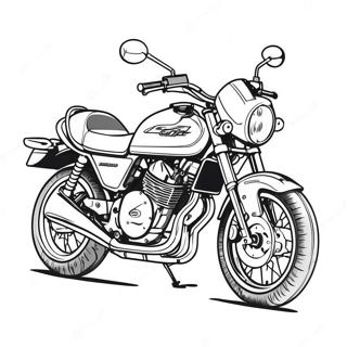 Kawasaki Motorsykkel Fargeleggingsark 66850-55200