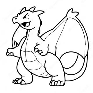 Gigantamax Charizard I Flukt Fargeleggingsark 6695-5448