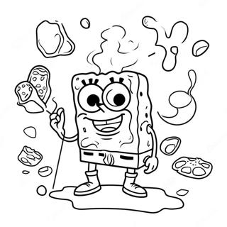 Stoner Spongebob Fargeleggingsark