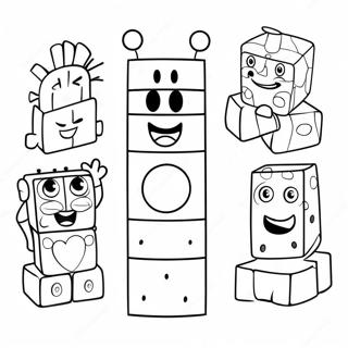 Numberblocks 1000 Fargeleggingsark 67142-55412